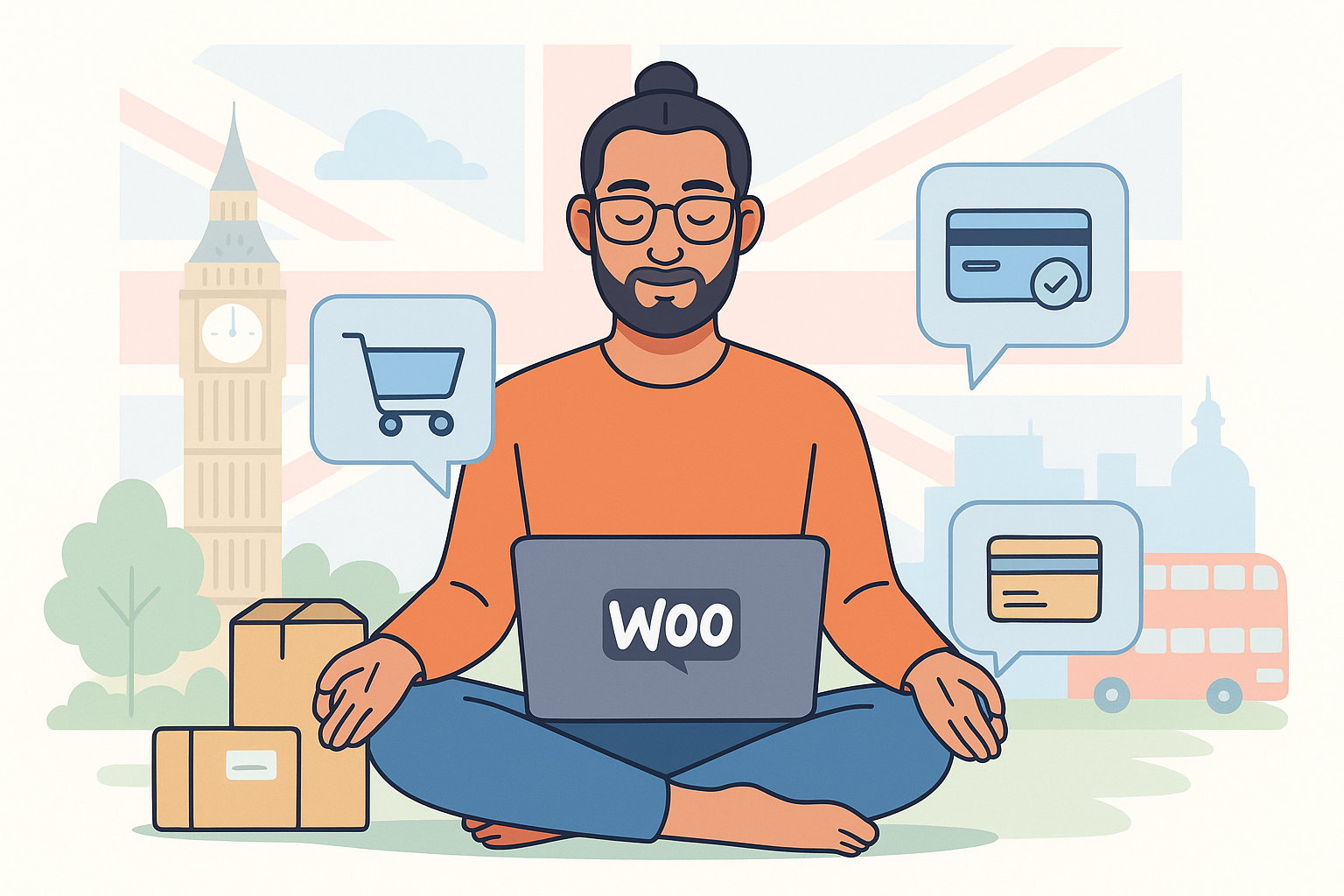 How to set up a WooCommerce store in the UK
