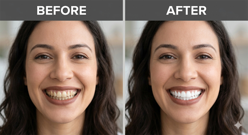 Teeth Whitening Transformation
